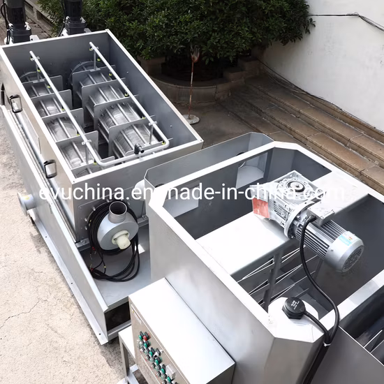 Wasseraufbereitungsschneckenpresse, Schlammentwässerungsmaschine, Schlammfilter, Kläranlage, Dehydrator für die Abwasserbehandlung in der Lebensmittelverarbeitung